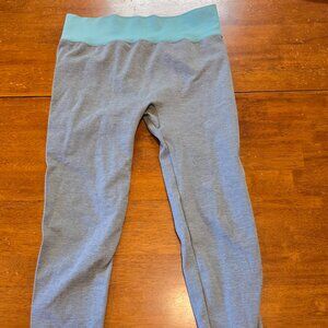 Minicci  Yoga Leggings Size L /XL Color Gray Blue Long Young Teen